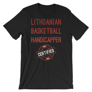VSiN-Certified Lithuanian Basketball Handicapper t-shirt