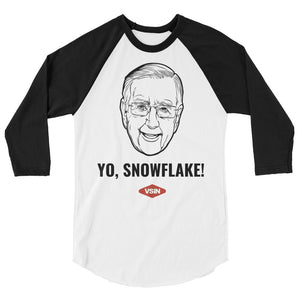 "Yo, Snowflake!" raglan shirt