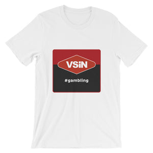 VSIN's favorite hashtag t-shirt (white)