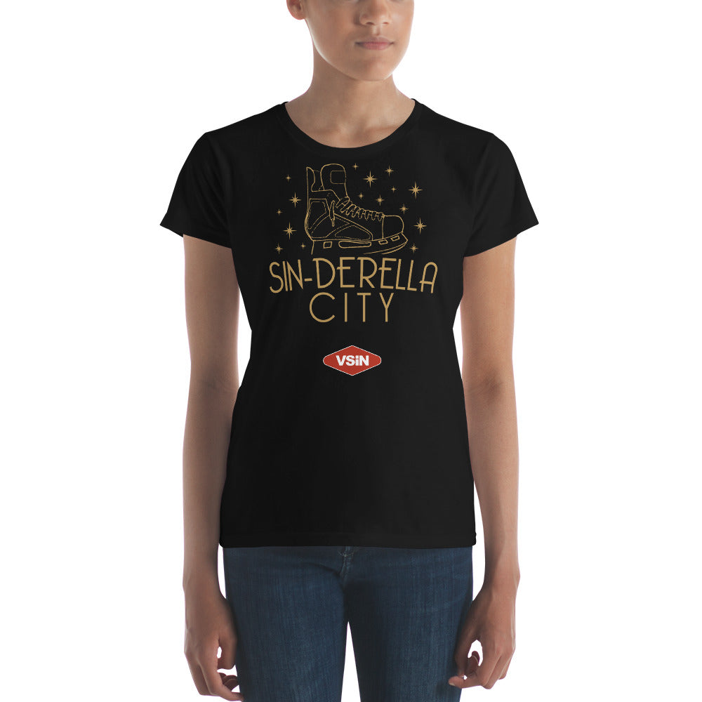 SIN-DERELLA CITY Women's short sleeve t-shirt