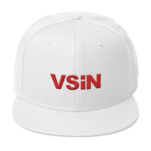 VSiN Snapback Cap with 3D logo